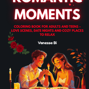 Romantic Moments – romantyczna kolorowanka do druku (PDF)